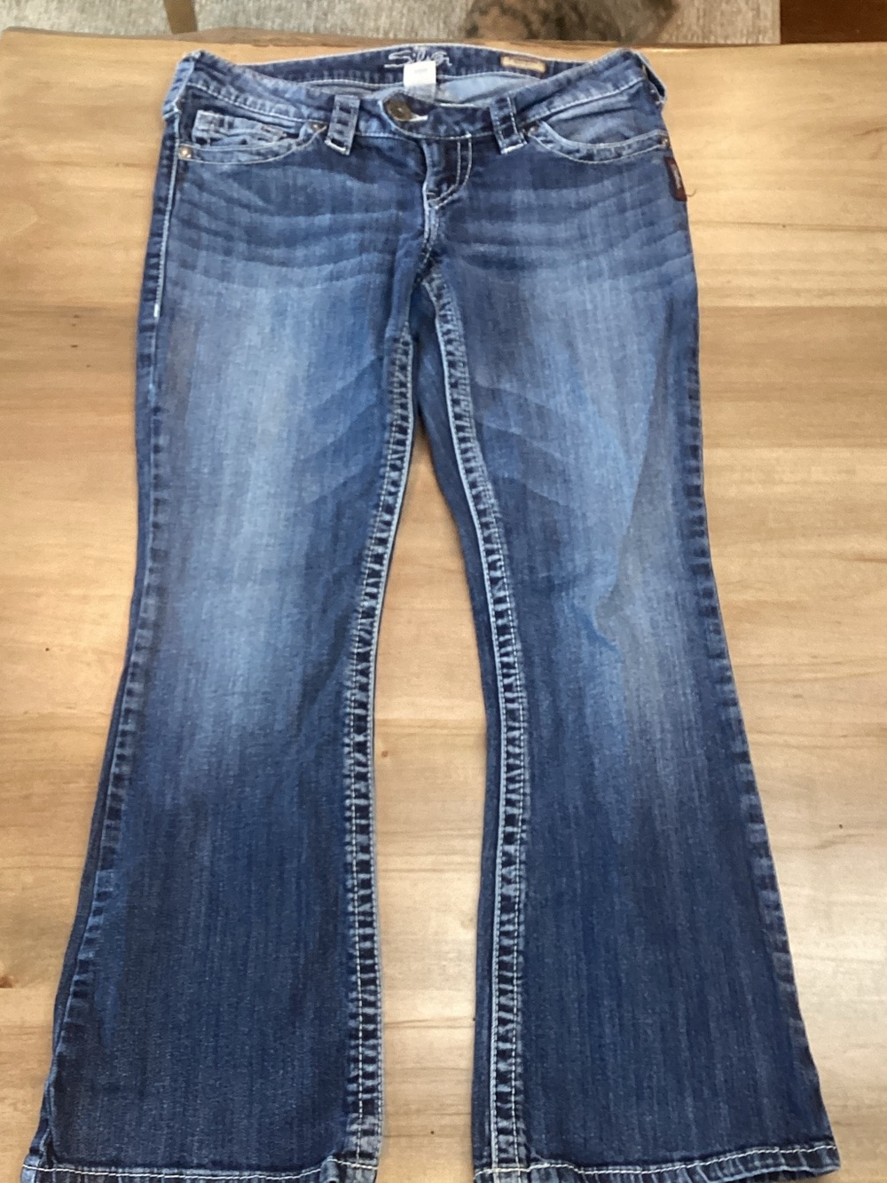 Silver Jeans Blue Flare Wide Leg Denim